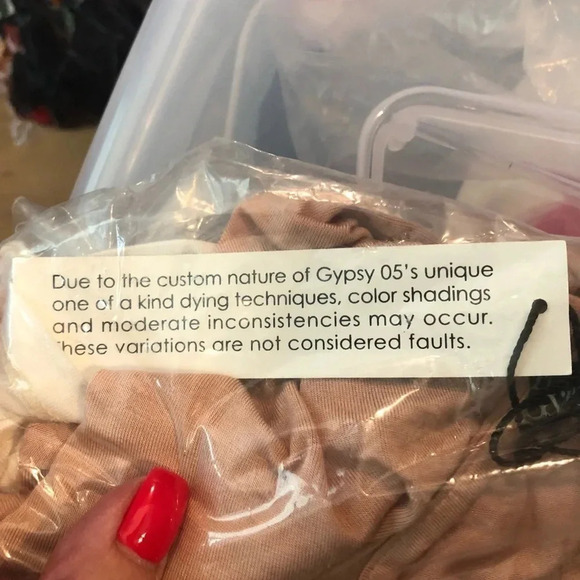 NWT Gypsy 05 Global Village Tie dye oversized top S - Picture 11 of 14